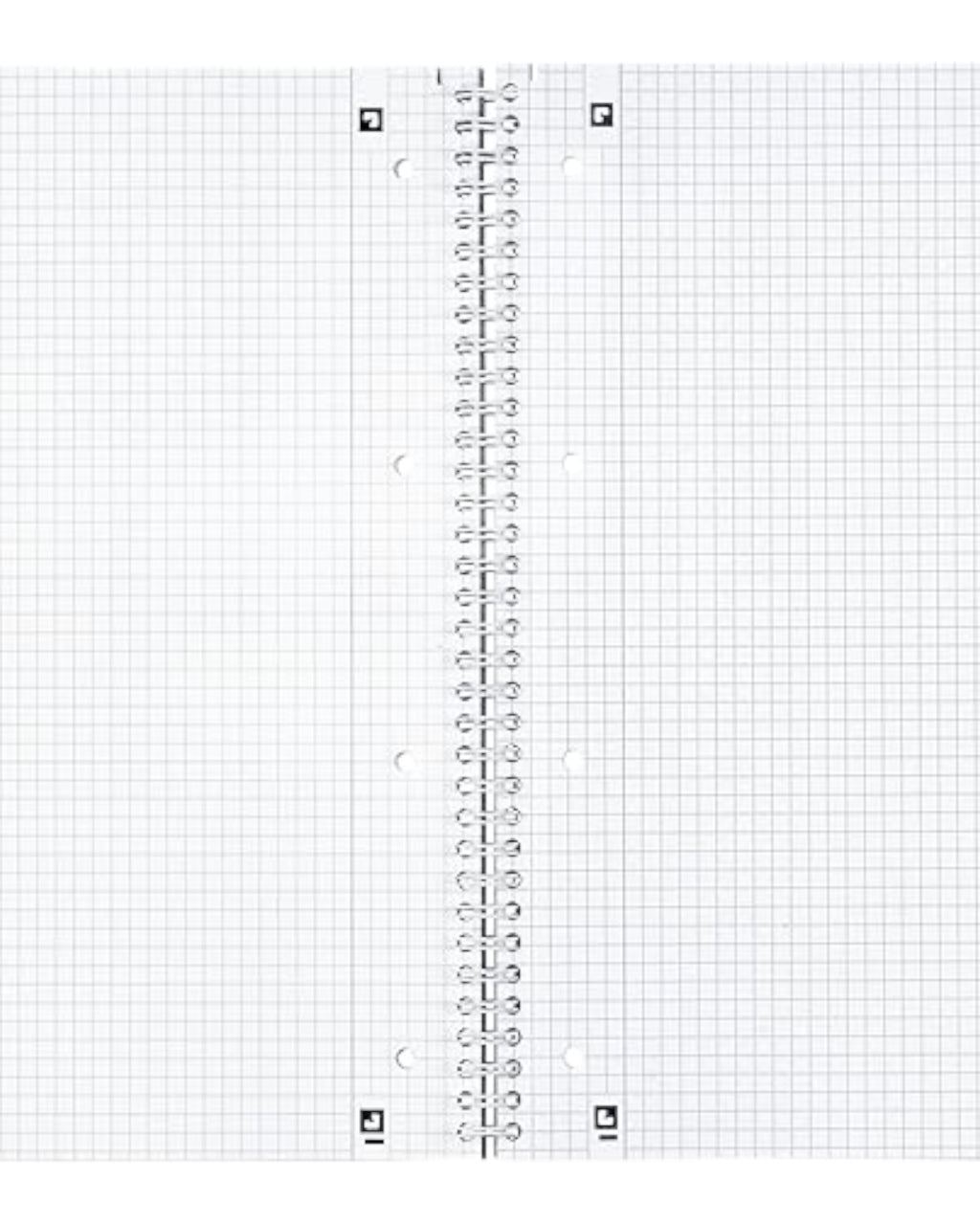 Oxford Blocco a quadretti 5 mm  A4 con doppio bordo, 160 pagine, fiori edizione limitata