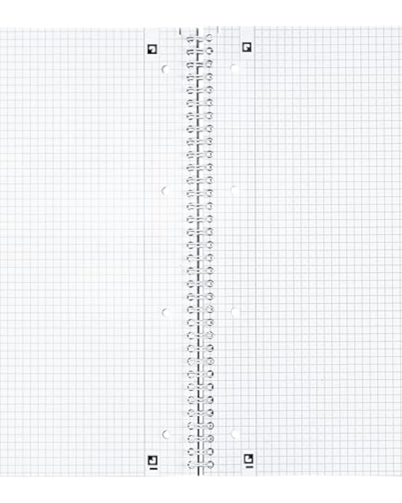 Oxford Blocco a quadretti 5 mm  A4 con doppio bordo, 160 pagine, fiori edizione limitata