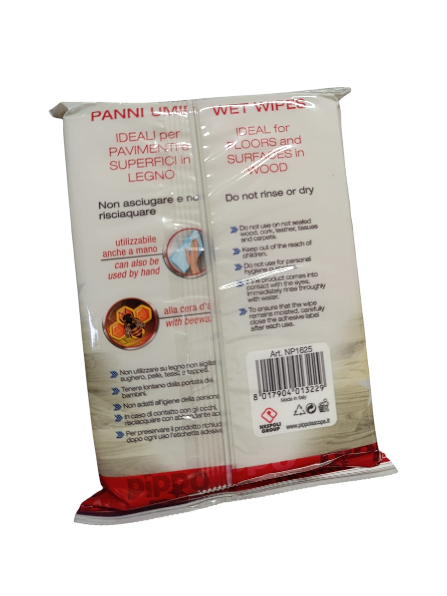 Pippo Panni Umidi per Pavimenti in Legno pz. 20 22×30 cm