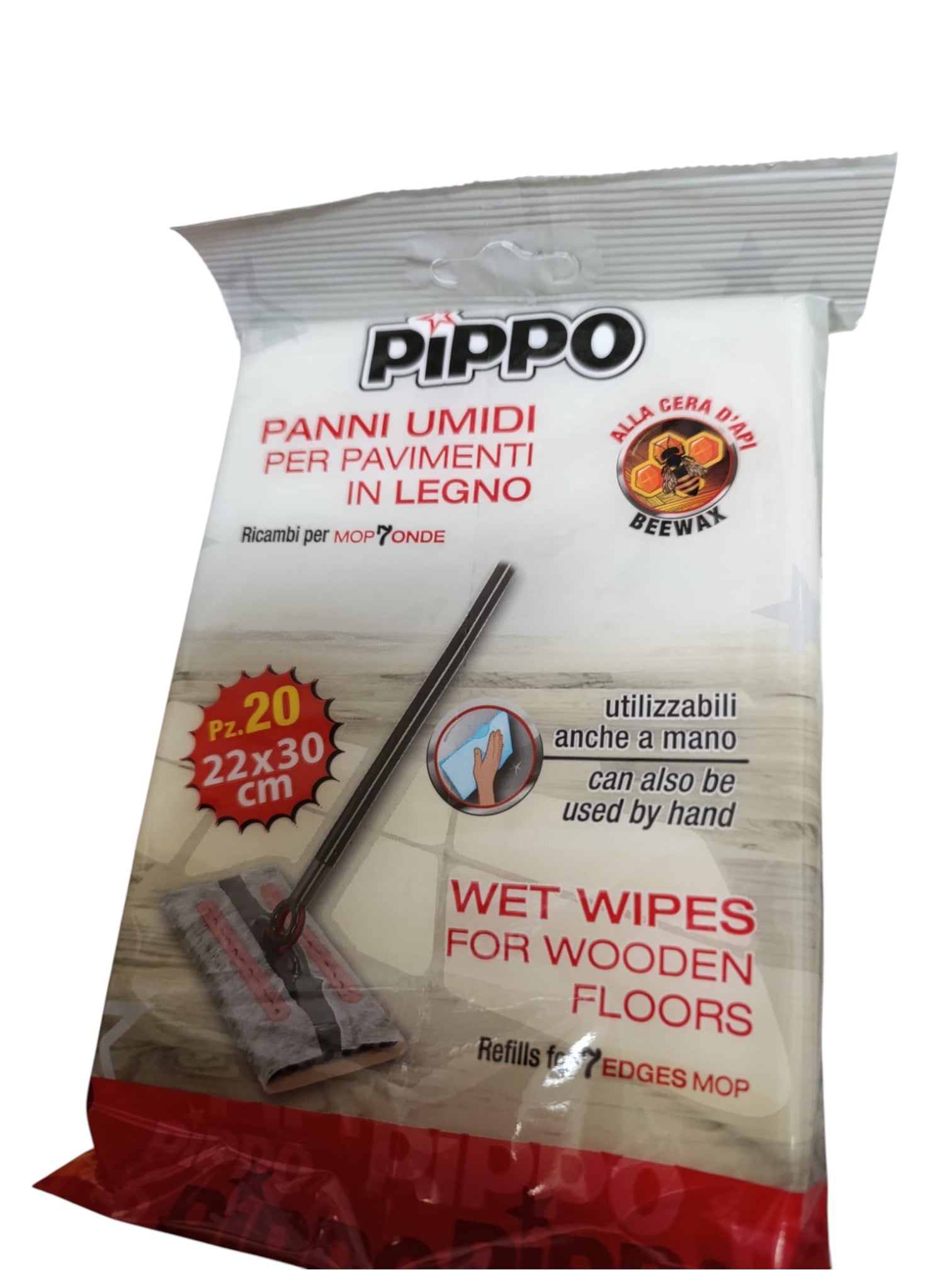 Pippo Panni Umidi per Pavimenti in Legno pz. 20 22×30 cm