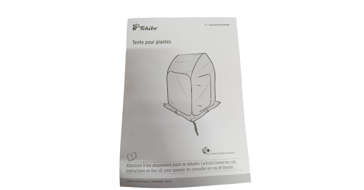 SERRA pieghevole per la protezione delle piante di Tchibo.