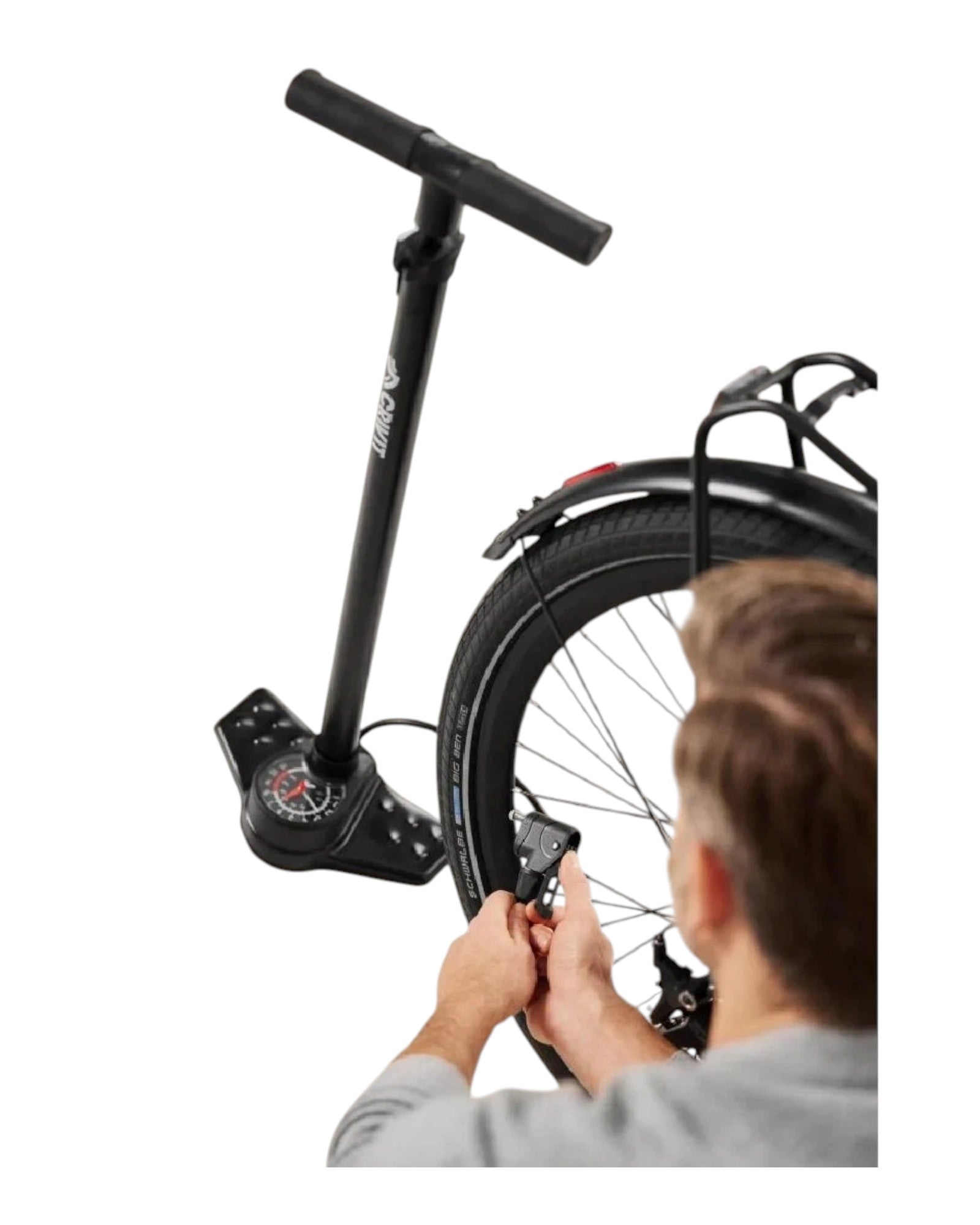 Crivit Pompa da pavimento XL con manometro manuale portatile SPEDIZIONE GRATIS