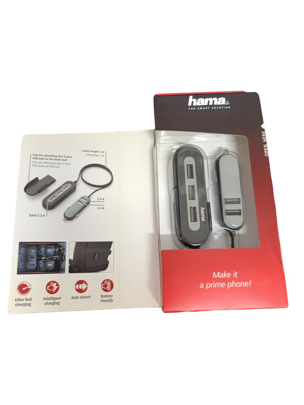 Caricabatteria per auto Hama 5xUSB