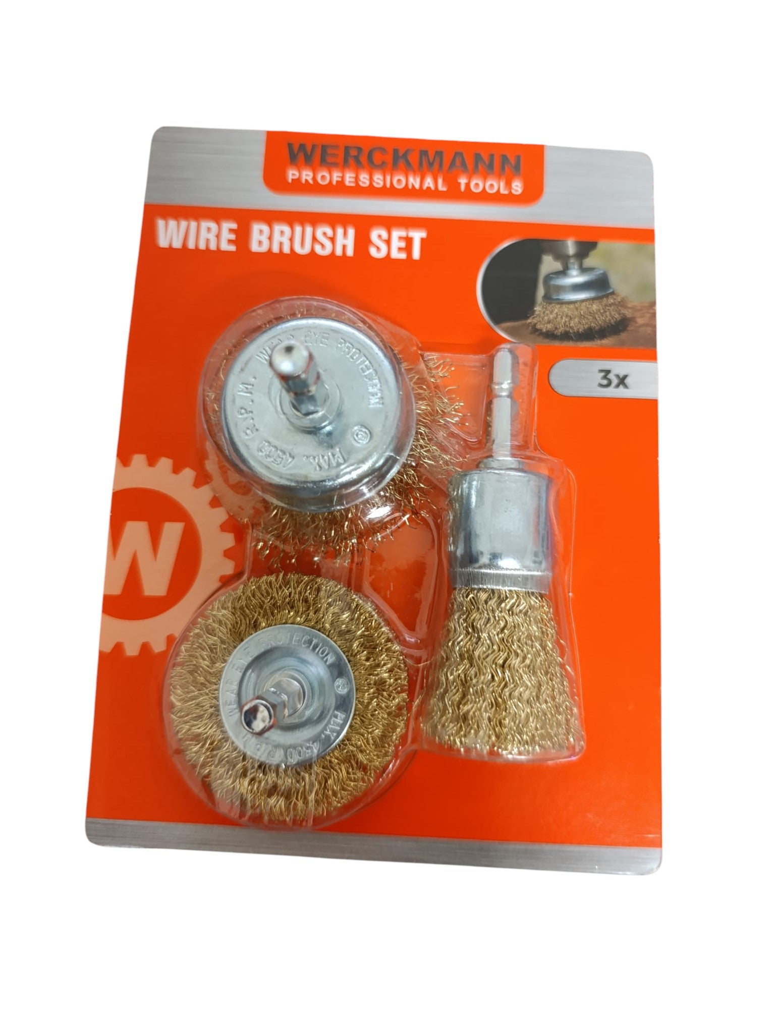 SET DI MINI SPAZZOLE METALLICHE WERCKMANN